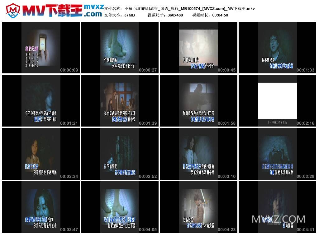 不辣-我们的泪流行_国语_流行_MB100574